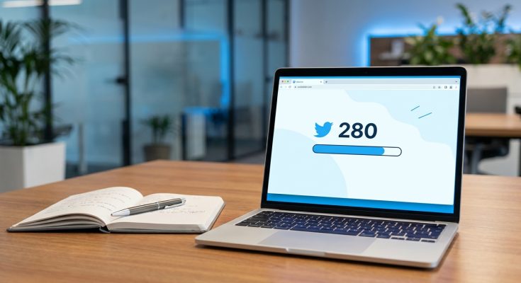create a wordpress feature post for Twitter character counter